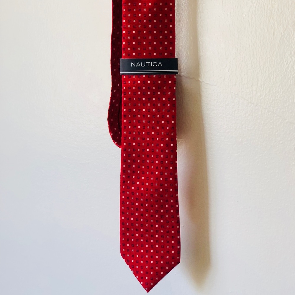 🔴SOLD🔴NWT Red Nautica tie